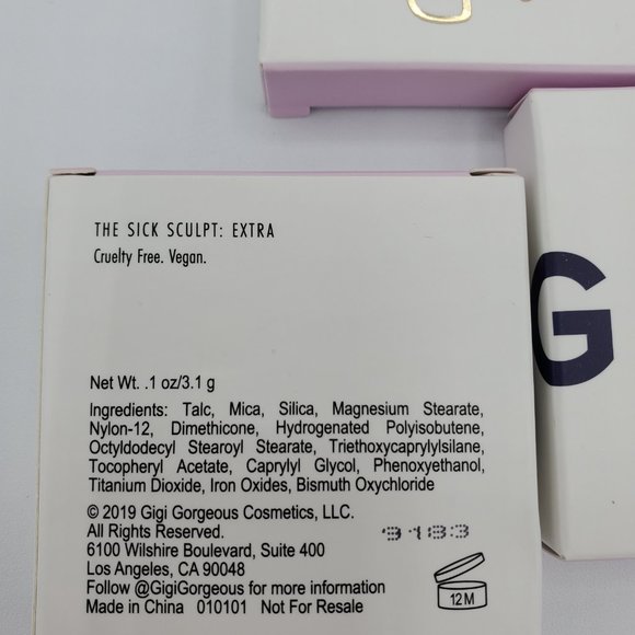 🌴5/$50 3x Gigi Gorgeous The Sick Sculpt Extra Bronzer TRAVEL SIZE .1 oz ea NEW - Picture 7 of 7